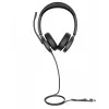 Yealink UH48 Dual Teams Auricular USB-C/A, cableado, Llamadas/Música, 20–20000 Hz, 169 g, Auricular, Negro