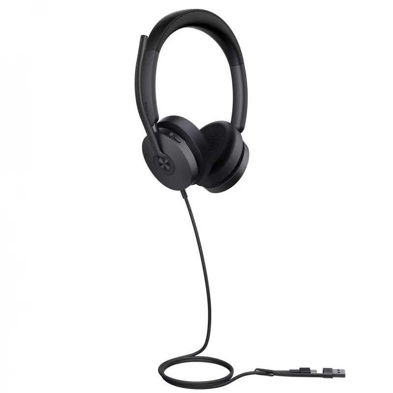 Yealink UH48 Dual Teams Auricular USB-C/A, cableado, Llamadas/Música, 20–20000 Hz, 169 g, Auricular, Negro