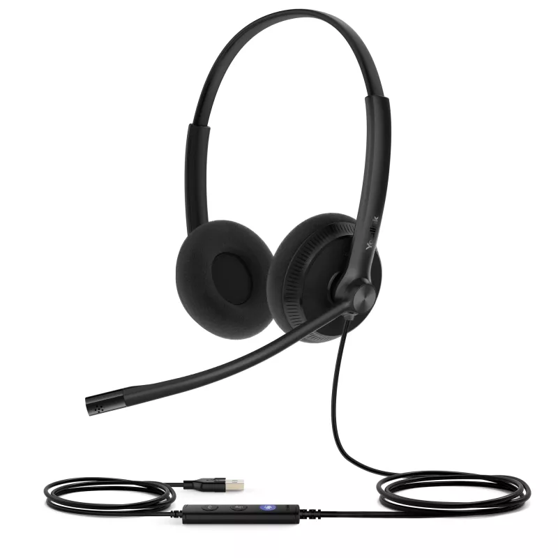 Yealink UH34 Lite Dual Teams Auricular, Cableado, 20 - 20000 Hz, Oficina/Call center, 110 g, Auricular, Negro
