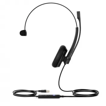 Yealink UH34 Lite Mono Teams Auricular, Cableado, 20 - 20000 Hz, Oficina/Call center, 84 g, Auricular, Negro
