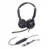 Yealink UH42 Dual UC auricular USB-C/A, con cable, llamadas/música, 20 - 20000 Hz, 160 g, auricular, negro