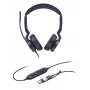 Yealink UH46 Dual Teams auricular USB-C/A, con cable, 20 - 20000 Hz, oficina/call center, 166 g, auricular, negro