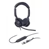 Yealink UH46 Dual UC auricular USB-C/A, con cable, 20 - 20000 Hz, oficina/call center, 166 g, auricular, negro