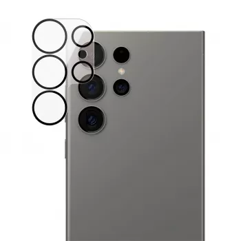 Protector de lente de cámara PanzerGlass Samsung Galaxy S24 Ultra resistente a arañazos y golpes