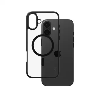 PanzerGlass CARE™ by ® Urban Combat funda transparente con marco negro y MagSafe para iPhone 16 Plus
