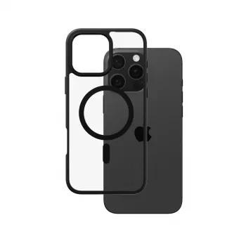 PanzerGlass CARE™ by ® Urban Combat funda transparente con marco negro y MagSafe para iPhone 16 Pro Max