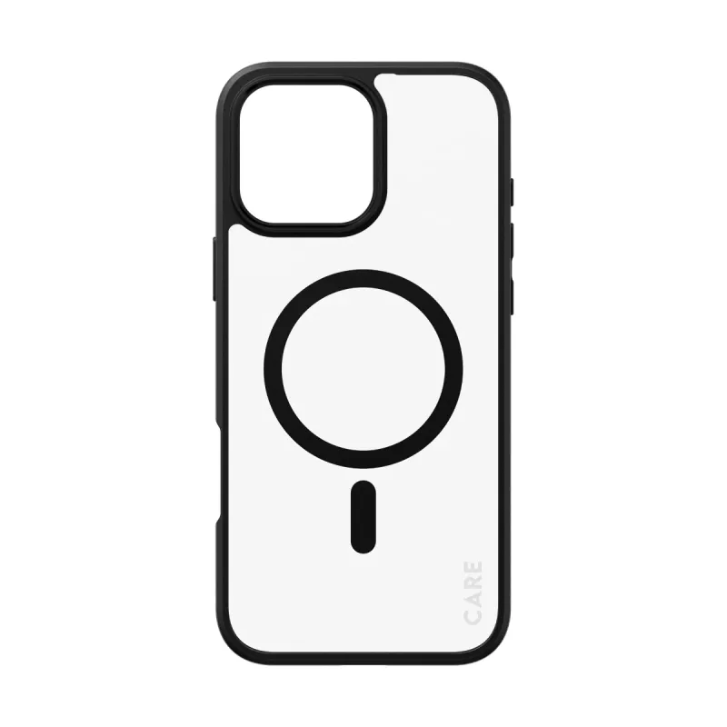 PanzerGlass CARE™ by ® Urban Combat funda transparente con marco negro y MagSafe para iPhone 16 Pro Max