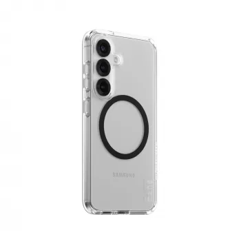 PanzerGlass CARE™ by ® Urban Combat funda transparente con negro compatible con Qi Samsung Galaxy S25
