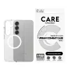 PanzerGlass CARE™ by ® Urban Combat funda, transparente, con blanco, compatible con Qi para Samsung Galaxy S25+