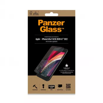 PanzerGlass ® protector de pantalla iPhone 8 | 7 | 6s | 6 | SE (2020/2022) | Standard Fit