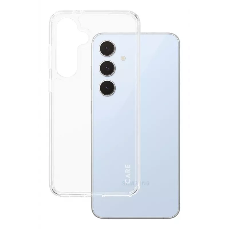 PanzerGlass CARE Flagship Urban Combat funda para Samsung Galaxy S24 FE, transparente, 1466