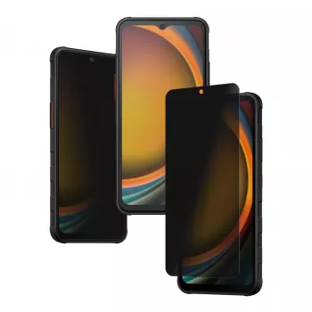 PanzerGlass ® protector de pantalla con privacidad Samsung Galaxy Xcover7 Pro | Xcover7 | Xcover6 Pro | Ultra-Wide Fit