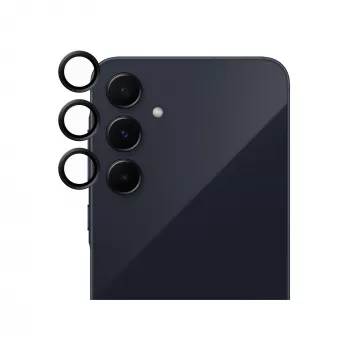 PanzerGlass SAFE. by ® protector de cristal de cámara negro Samsung Galaxy A55 5G
