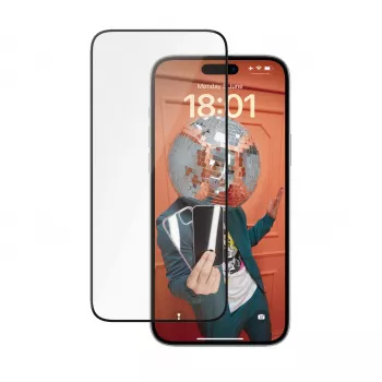 PanzerGlass ® Ceramic Protection para iPhone 15 Plus | Ultra-Wide Fit con EasyAligner