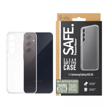 PanzerGlass SAFE. by ® funda TPU Samsung Galaxy A55 5G | transparente