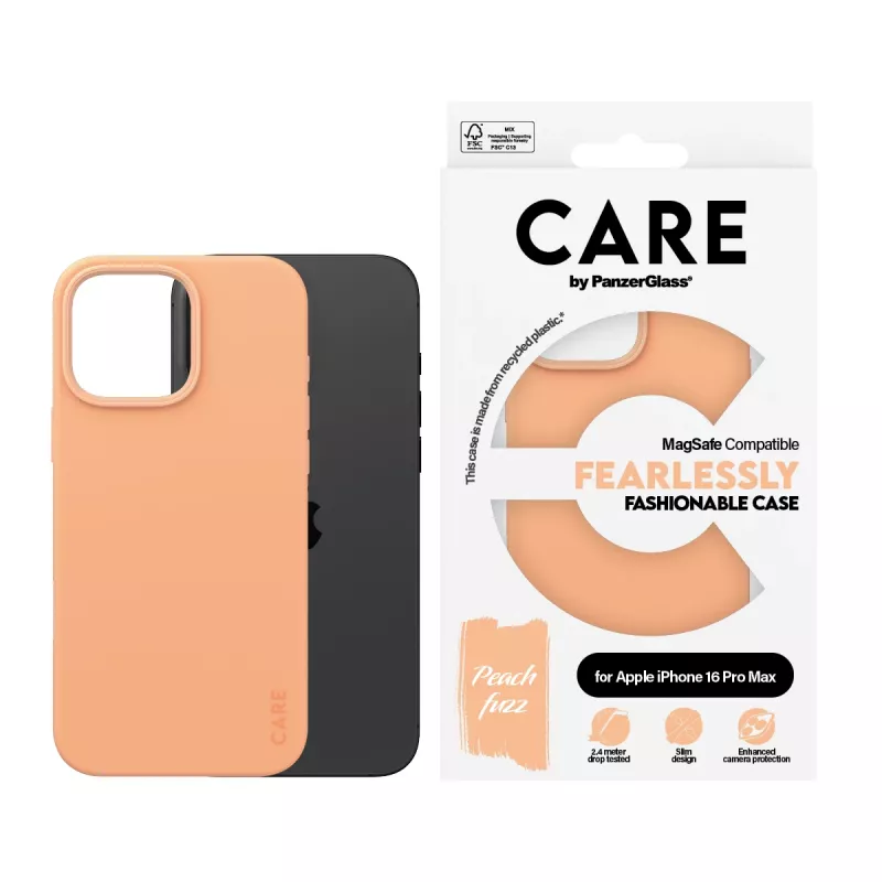 PanzerGlass CARE™ by ® funda Peachy con MagSafe iPhone 16 Pro Max