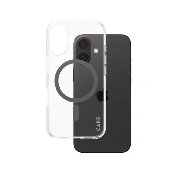 PanzerGlass CARE™ by ® Urban Combat funda transparente con MagSafe negro para iPhone 16