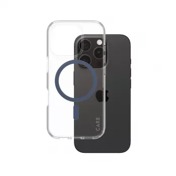 PanzerGlass CARE by Flagship funda transparente Urban Combat Blue MagSafe iPhone 16 Pro