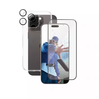 PanzerGlass ® | CARE by ® Flagship pack 3 en 1 iPhone 16 Pro Max