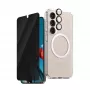 PanzerGlass ® | CARE by ® Flagship pack 3 en 1 privacidad Samsung Galaxy S25