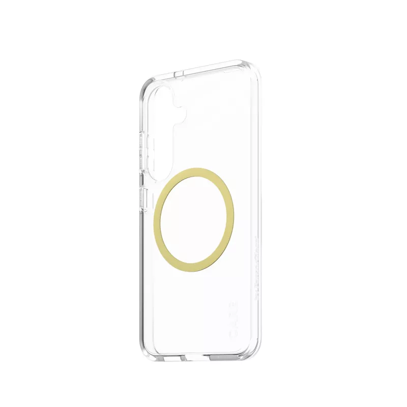 PanzerGlass CARE™ by ® Urban Combat funda transparente con Chardonnay compatible con Qi Samsung Galaxy S25