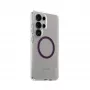 PanzerGlass CARE™ by ® Urban Combat funda transparente con ciruela morado compatible con Qi Samsung Galaxy S25 Ultra