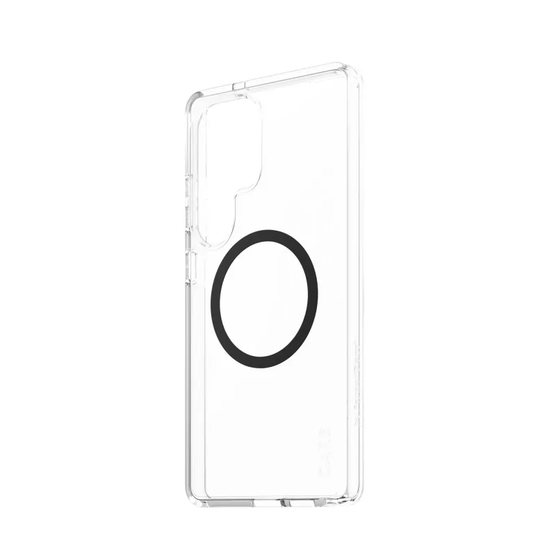 PanzerGlass CARE™ by ® Urban Combat funda, transparente, con negro Qi, compatible, Samsung Galaxy S25 Ultra