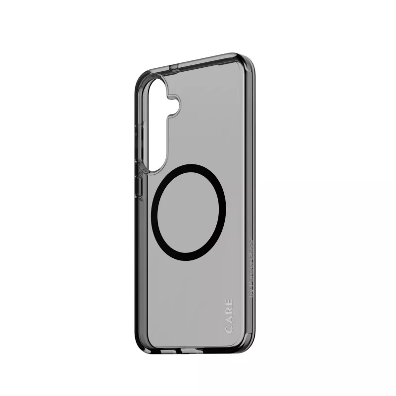 PanzerGlass CARE™ by ® Urban Combat funda Smokey con negro compatible con Qi Samsung Galaxy S25+