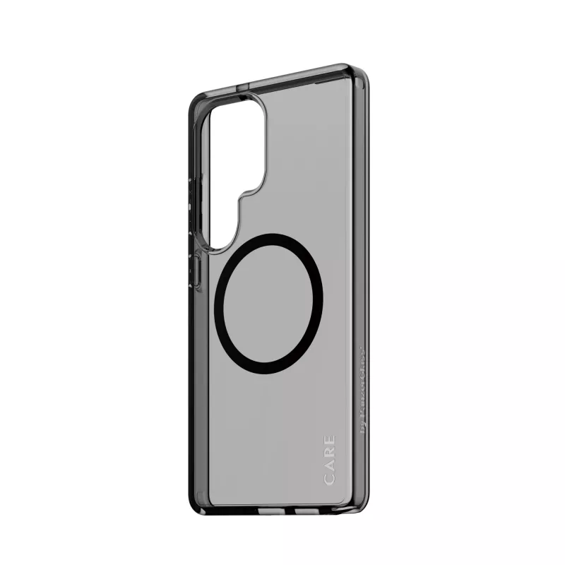 PanzerGlass CARE™ by ® Urban Combat funda Smokey con negro compatible con Qi Samsung Galaxy S25 Ultra