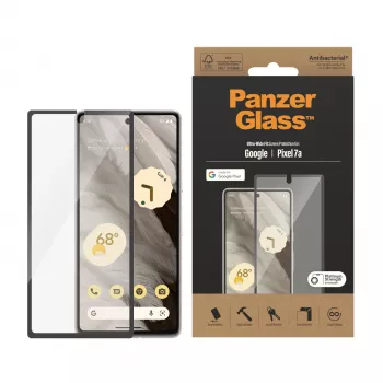 PanzerGlass® protector de pantalla Google Pixel 7a | Ultra Wide Fit