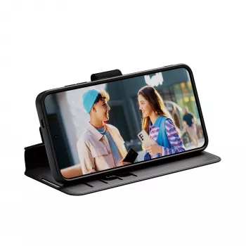 Funda cartera PanzerGlass Samsung Galaxy S25 transparente con soporte