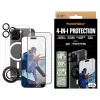PanzerGlass ® pack de protección 4 en 1 iPhone 16 Pro Max, Apple, Apple - iPhone 16 Pro Max, aplicación en seco, resistente a arañazos, resistente a golpes, transparente, 1 ud.