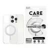 PanzerGlass CARE™ by ® funda transparente con soporte plateado y MagSafe iPhone 15 Pro