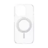 PanzerGlass CARE™ by ® funda transparente con soporte plateado y MagSafe iPhone 15 Pro