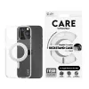 PanzerGlass CARE™ by ® funda transparente con soporte plateado y MagSafe iPhone 15 Pro Max