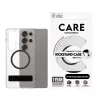 PanzerGlass CARE™ by ® funda transparente con soporte negro y compatible con Qi Samsung Galaxy S25 Ultra