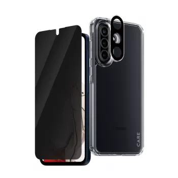 PanzerGlass ® | CARE by ® Flagship pack 3 en 1 privacidad Samsung Galaxy A36 5G