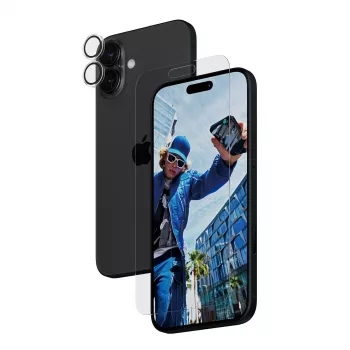 PanzerGlass ® Pack 2 en 1 iPhone 16 Plus