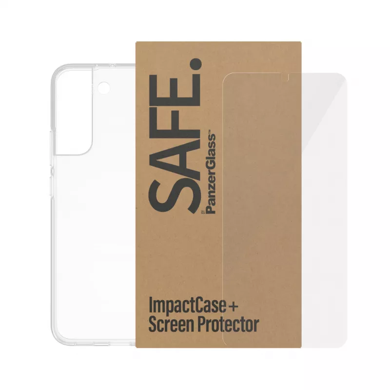 PanzerGlass SAFE. by ® Pack 2 en 1 Samsung Galaxy S22+ 5G | BULK