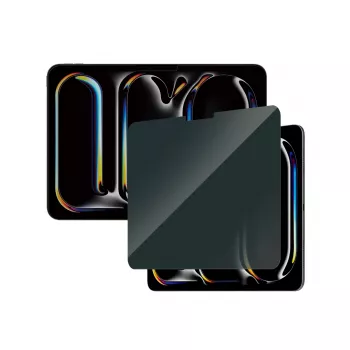 PanzerGlass Privacy protector de pantalla para iPad Pro de 11 pulgadas (2024) M4, Ultra-Wide Fit, cristal, marco negro