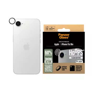 PanzerGlass ® Hoops® protector de lente de cámara transparente iPhone 17e | 16e