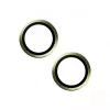 PanzerGlass ® Hoops® protector de lente de cámara amarillo iPhone 15 | 15 Plus