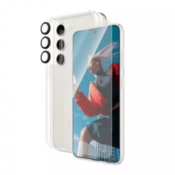 PanzerGlass ® 3-in-1 Bundle Samsung Galaxy S24 | Ultra-Wide Fit con EasyAligner