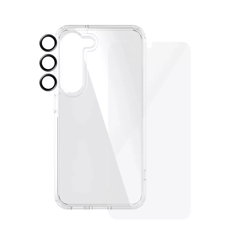 PanzerGlass ® 3-in-1 Bundle Samsung Galaxy S24 | Ultra-Wide Fit con EasyAligner