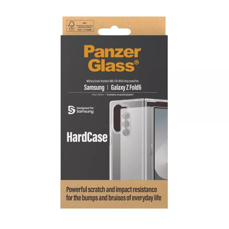 PanzerGlass ® HardCase transparente Samsung Galaxy Z Fold6, funda, Samsung, Samsung - Galaxy Z Fold6, transparente