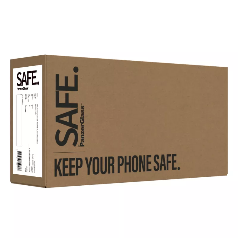 PanzerGlass SAFE. by ® protector de pantalla con marco negro Samsung Galaxy S20 5G | Ultra-Wide Fit | BULK