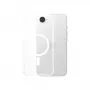 PanzerGlass CARE Fashionable Samba funda para iPhone 16e, compatible con MagSafe y Qi, TPU, transparente con blanco