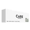PanzerGlass CARE Fashionable Samba funda para iPhone 16e, compatible con MagSafe y Qi, TPU, transparente con blanco