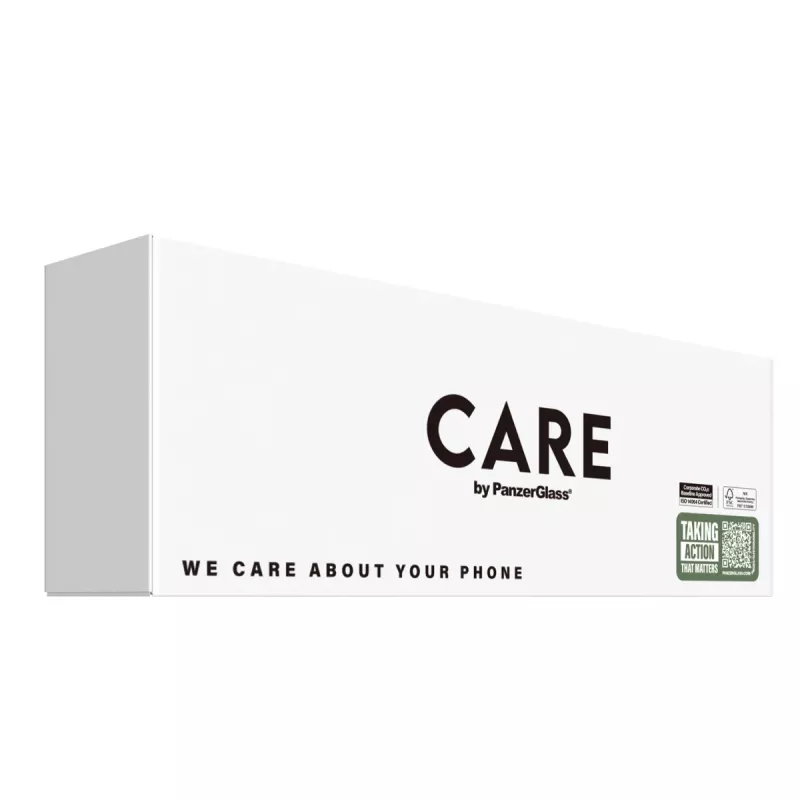 PanzerGlass CARE™ by ® funda Samba negra con Qi compatible iPhone 17e | 16e