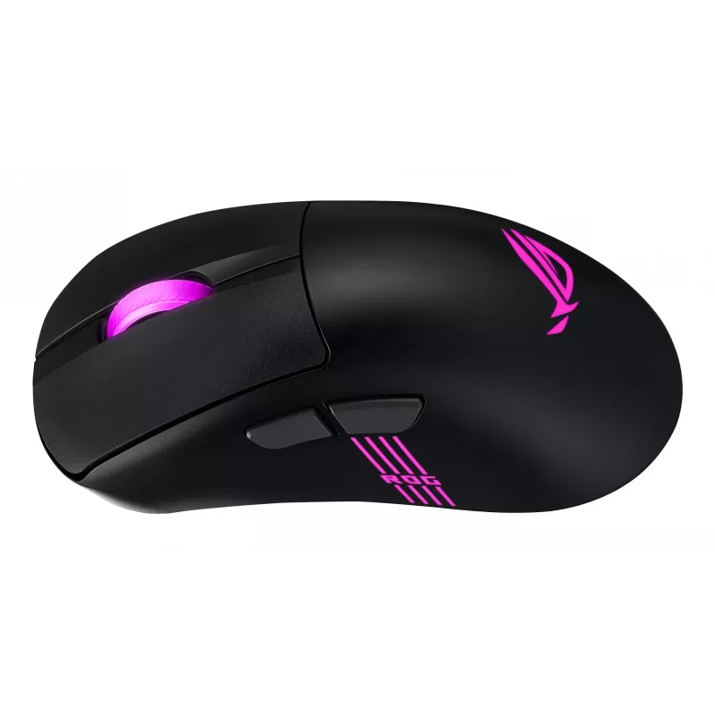 ASUS ROG Keris II Origin BLK ratón gaming diestro RF inalámbrico + Bluetooth + USB Type-A óptico 42000 DPI
